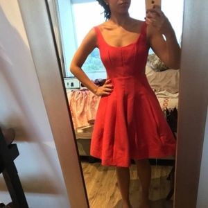 Red Cocktail Dress from Halston
